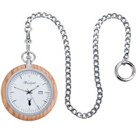 Wooden Oak Pocket Watch Box