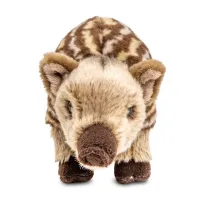 Plush striped wild boar