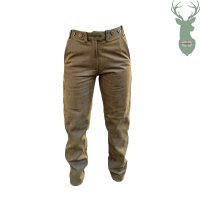 Women's leather trousers OLIVE