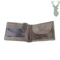 Leather wallet - sika deer