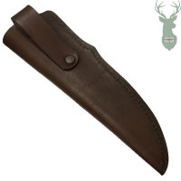 Leather sheath for knife - pattern Deer