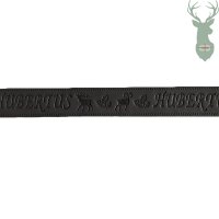 Hubertus leather belt - DARK