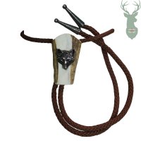 Hunting tie Bolo - Fox brown