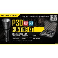 NITECORE P30 New Hunting Set TX 11001 flashlight set