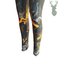 NATURE Orange women's leggings