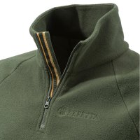 Women's Half Zip Fleece Sweatshirt - Green