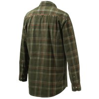 Manchester Corduroy Shirt - Green &amp; Orange Check