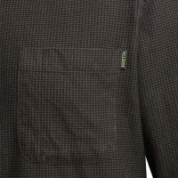 Wood Pied De Poule Shirt - Green Moss
