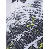 Rush Trident polo shirt - Grey &amp; White