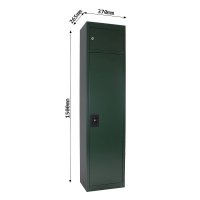 Rottner Gun 5 gun cabinet green