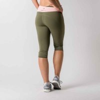 AMINA short sports leggings darkgreen