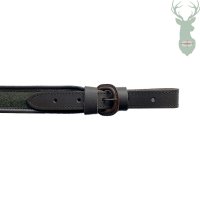 Gun belt width 3 cm loden