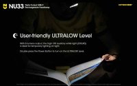Nitecore NU33 - Flashlight headlamp black