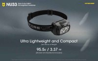 Nitecore NU33 - Flashlight headlamp black