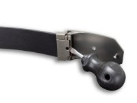 DarKing - Leather belt Hunters 40mm black-bevel, 110