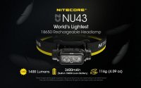 Nitecore NU43 - Flashlight headlamp