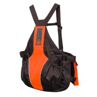 Strap EVO vest - Brown Bark &amp; Orange