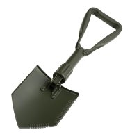 PETREQ 3-piece foldable NATO EXTREME shovel with case - olive green