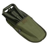 PETREQ 3-piece foldable NATO EXTREME shovel with case - olive green