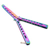 Training knife bow tie - rainbow