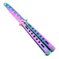 Training knife bow tie - rainbow