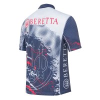 Rush Trident polo shirt - Blue &amp; Red