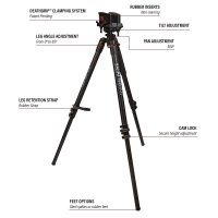 BOG Shooting stick Deathgrip Tripod Realtree Excape tripod