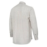 Charlow LS Shirt - Ivory &amp; Blue Check
