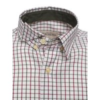 Charlow LS Shirt - White &amp; Green Check