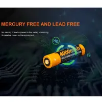 Rechargeable battery Fenix 18650 4000 mAh (Li-Ion)