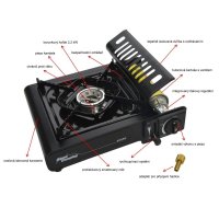 Alpen Camping Bavaria portable gas cooker