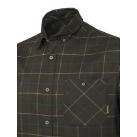 Jargo Stretch Shirt - Bark &amp; Sage Check