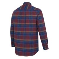 Cadet Flannel Shirt - Burgundy Check
