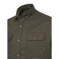Cadet Flannel Shirt - Green &amp; Brown Check