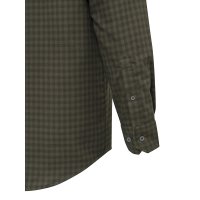 Cadet Flannel Shirt - Green &amp; Brown Check