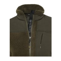 Halifax Sherpa Fleece Women's Jacket - Green Moss