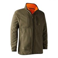DEERHUNTER Gamekeeper Reversible Fleece Jacket - Green&amp;Orange