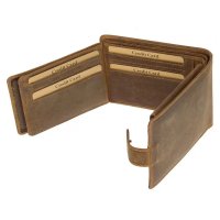Green Deed leather wallet - Daniel brown