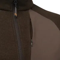 Abisko Half Zip Fleece Sweatshirt - Brown Bark