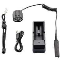 NUM´AXES LMP1019 LED flashlight - rechargeable