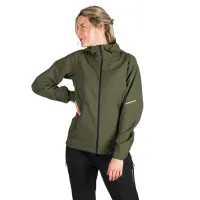 CORI women's softshell jacket - dark green