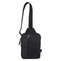 2wolfs PANDA Crossbody Bag - Black