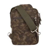 2wolfs PANDA Crossbody Bag - Green Camo