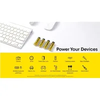 Nitecore NH2400 set 4pcs Li-ion AA battery 1.5V 2400mAh USB-C charging port + charging multi cable