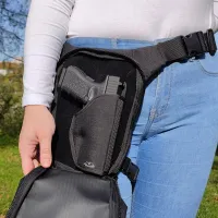 FALCO - A709 Nylon Velcro pouch for concealed carry bag G19