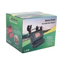 Happy Home - Portable stove and heater - black