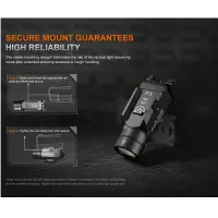 Fenix GL23R laser flashlight for gun