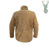 OLIVE leather coat