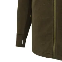 HP Logo Full Zip Fleece Sweatshirt - Green Moss