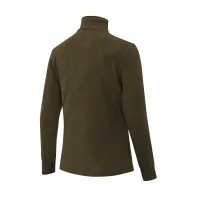 HP Logo Woman's Full Zip Fleece - Green Moss